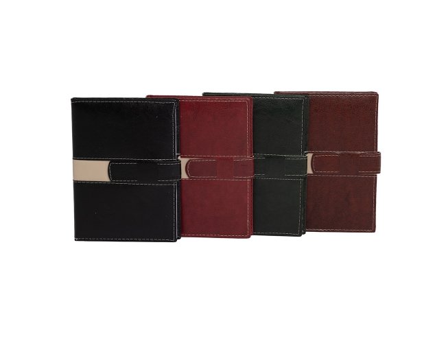 Agenda Diária com Fecho e Suporte pra Caneta