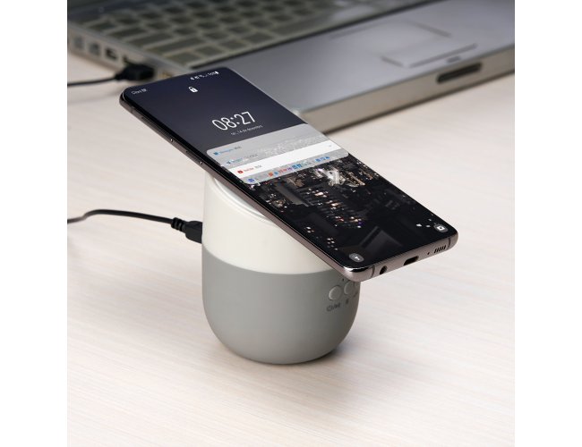 Caixa de Som Personalizada com Carregador por Indu��o