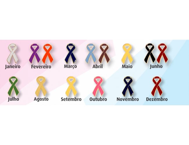 Laos Cetim Campanha Meses Cores