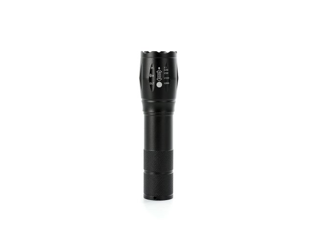 Lanterna led recarregvel com zoom de regulagem personalizado
