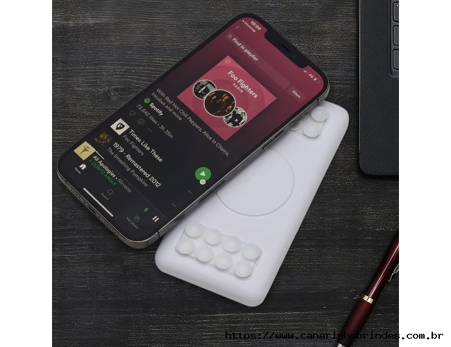 Power Bank 10.000mAh de Indu��o com Ventosa